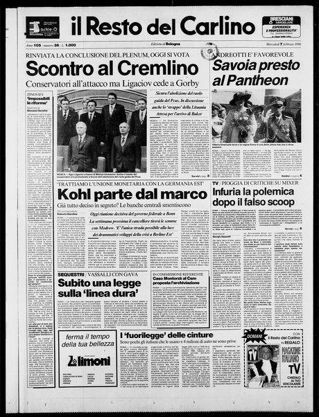 Il Resto del Carlino : giornale dell'Emilia